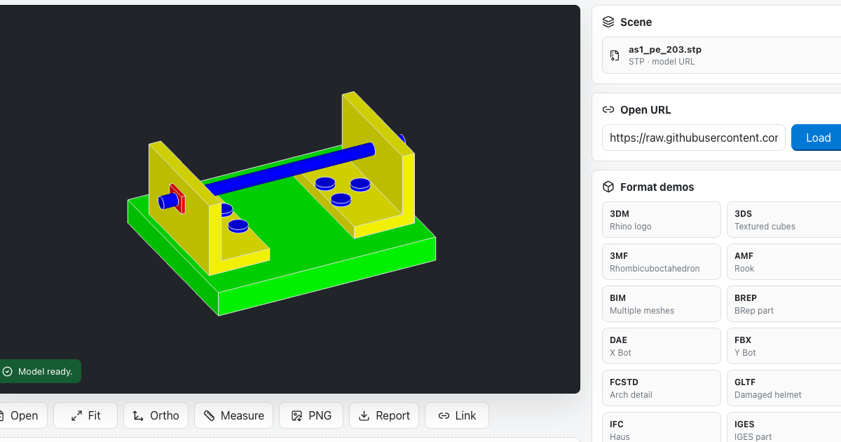 3D ViewNow - Free Online STL, STEP and CAD Viewer